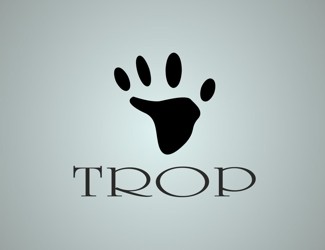 Projekt graficzny logo dla firmy online Trop