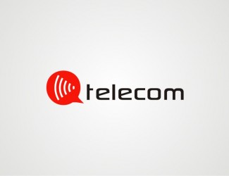 Projekt logo dla firmy Telecom | Projektowanie logo