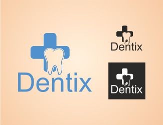 Projekt graficzny logo dla firmy online Dentix