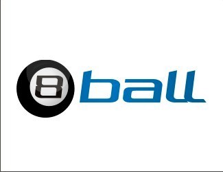 Projekt graficzny logo dla firmy online 8ball bilard snooker