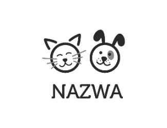 Projekt logo dla firmy Kot i pies | Projektowanie logo
