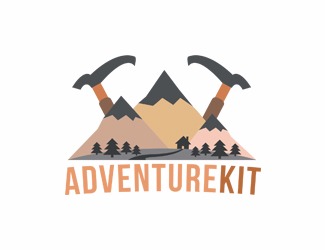 Projekt graficzny logo dla firmy online Adventure Kit