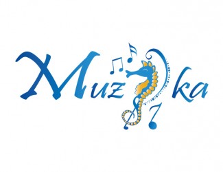 Projekt graficzny logo dla firmy online Muzyczne logo