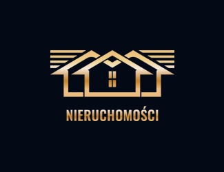 Projekt graficzny logo dla firmy online nieruchomości