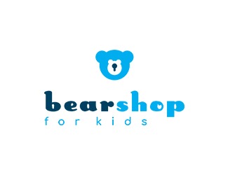 Projekt graficzny logo dla firmy online BearShop