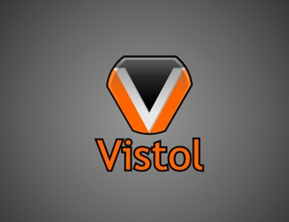 Projekt graficzny logo dla firmy online Vistol