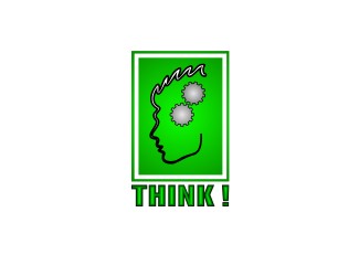 Projekt logo dla firmy Think | Projektowanie logo