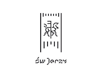 Projekt graficzny logo dla firmy online św Jerzy