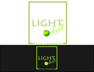 Projekt graficzny logo dla firmy online light diet