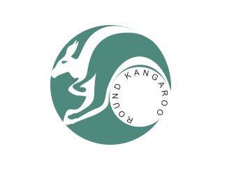 Projekt graficzny logo dla firmy online Round Kangaroo