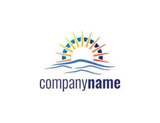 Projekt graficzny logo dla firmy online wakacje