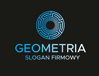 Projekt graficzny logo dla firmy online Geometria