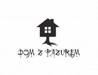 Projekt graficzny logo dla firmy online DOM Z PAZUREM