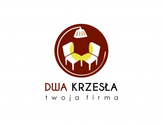 Projekt graficzny logo dla firmy online 2 krzesła