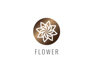 Projekt graficzny logo dla firmy online flower