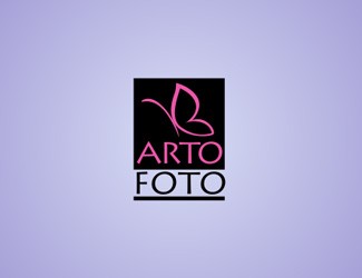 Projekt graficzny logo dla firmy online ArtoFoto