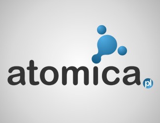 Projekt logo dla firmy Atomica | Projektowanie logo