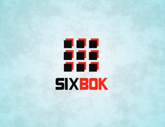 Projekt logo dla firmy SIXBOK | Projektowanie logo
