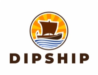 Projekt logo dla firmy DIPSHIP | Projektowanie logo