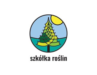 Projekt logo dla firmy szkółka roślin | Projektowanie logo