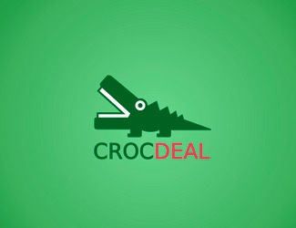 Projekt graficzny logo dla firmy online CROCDAEL
