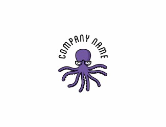 Projektowanie logo dla firm online Smart octopus
