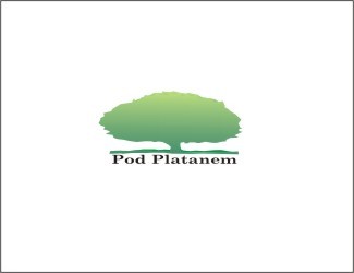 Projekt logo dla firmy Pod Platanem | Projektowanie logo