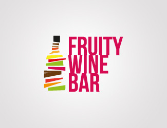 Projekt logo dla firmy Fruity Wine Bar | Projektowanie logo