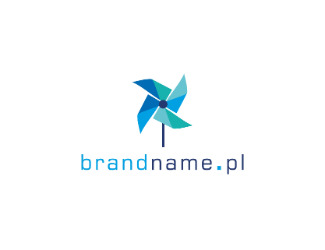 Projekt graficzny logo dla firmy online WIATRACZEK