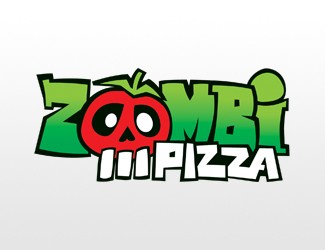 Projekt graficzny logo dla firmy online Zombi Pizza