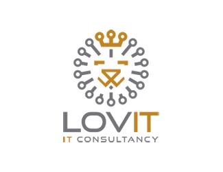 Projekt graficzny logo dla firmy online LOVIT