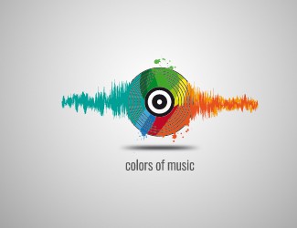 colors of music - projektowanie logo - konkurs graficzny