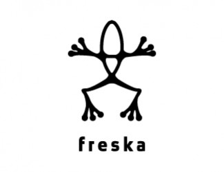 Projekt graficzny logo dla firmy online freska