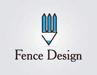 Projekt graficzny logo dla firmy online Fence design