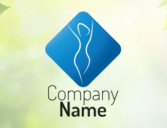 Projektowanie logo dla firmy, konkurs graficzny fit sexy kobieta