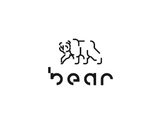 Projekt graficzny logo dla firmy online bear