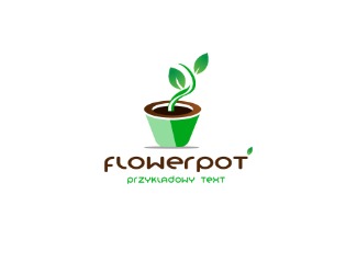Projekt logo dla firmy flowerpot | Projektowanie logo