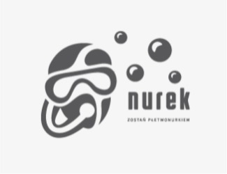 Projekt graficzny logo dla firmy online nurek