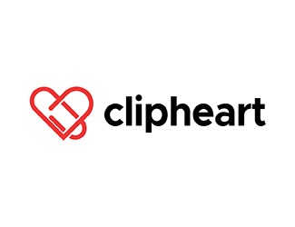 Projekt graficzny logo dla firmy online ClipHeart