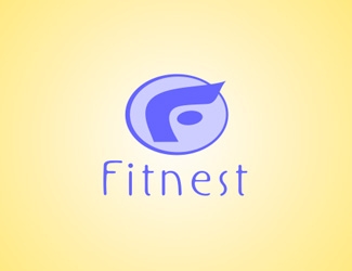 Projekt graficzny logo dla firmy online fitnest
