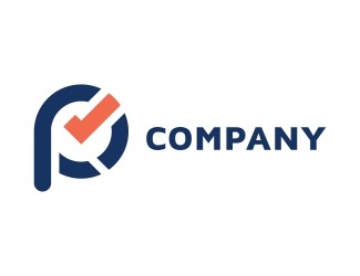 Projekt graficzny logo dla firmy online Letter P