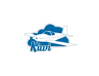 Projekt graficzny logo dla firmy online KIWI - loty widokowe