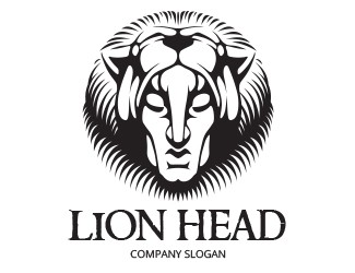 Projekt logo dla firmy Lion Head | Projektowanie logo