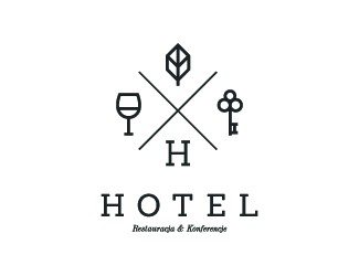 Projekt graficzny logo dla firmy online Hotel / restauracja