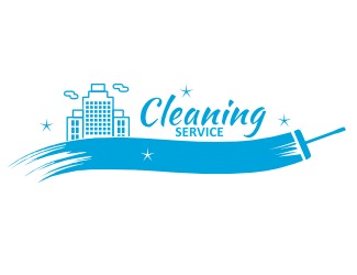 Projekt graficzny logo dla firmy online cleaning service