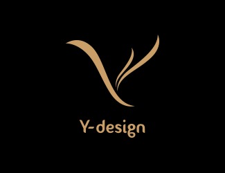 Projekt graficzny logo dla firmy online Y-design