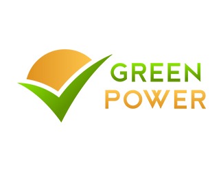 Projekt logo dla firmy Green Power  | Projektowanie logo