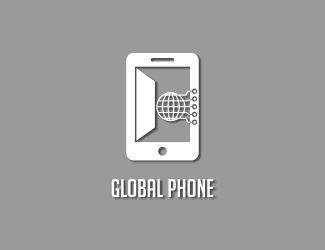Projekt graficzny logo dla firmy online Global Phone