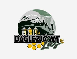 Projekt logo dla firmy Daglezjowy las | Projektowanie logo