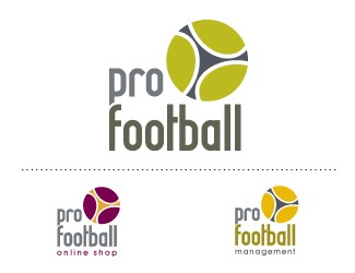 Projekt graficzny logo dla firmy online pro football